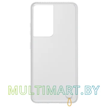 Чехол Samsung Clear Protective Cover для Galaxy S21 Ultra (белый)